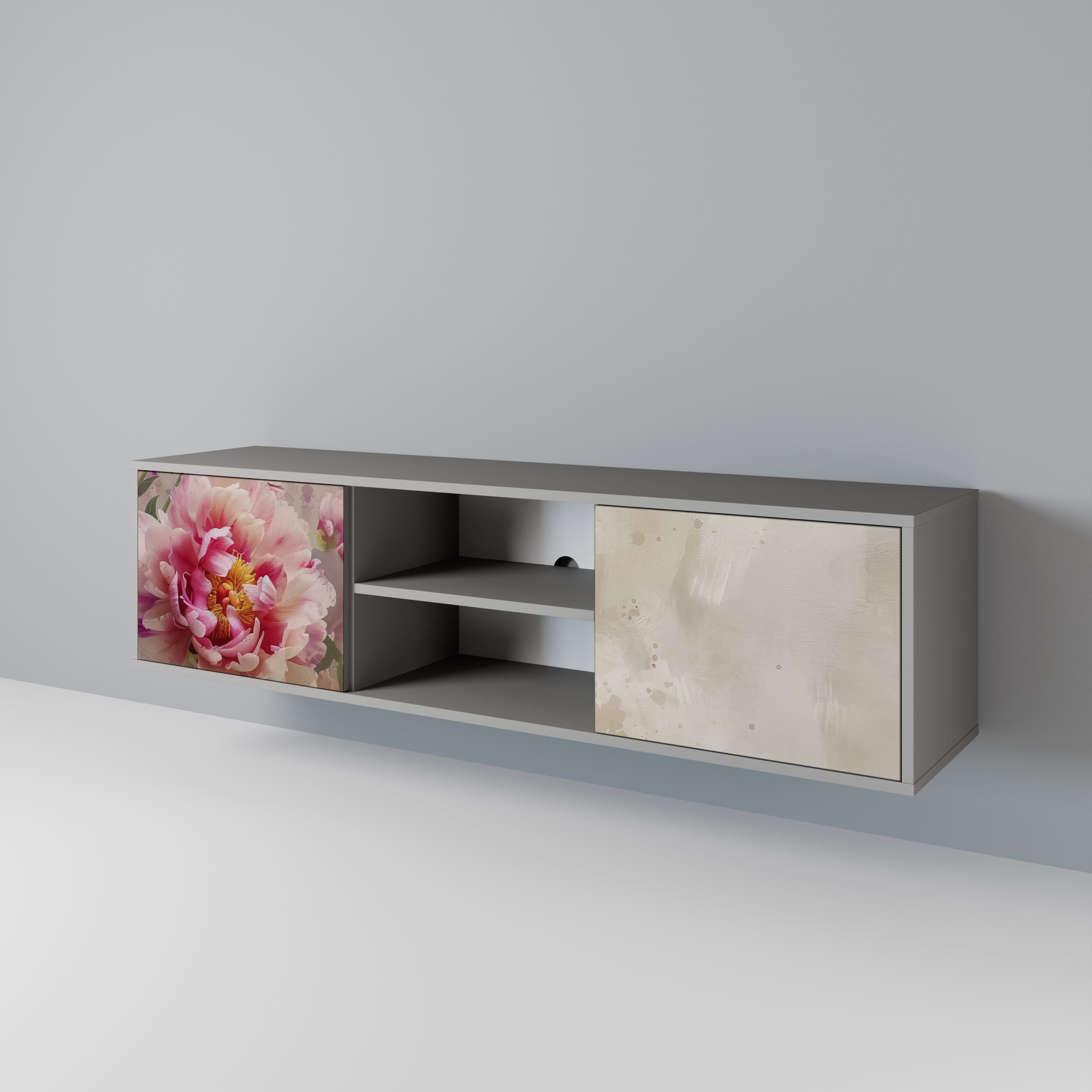 PEONY WHISPER Mueble de TV de 2 Puertas