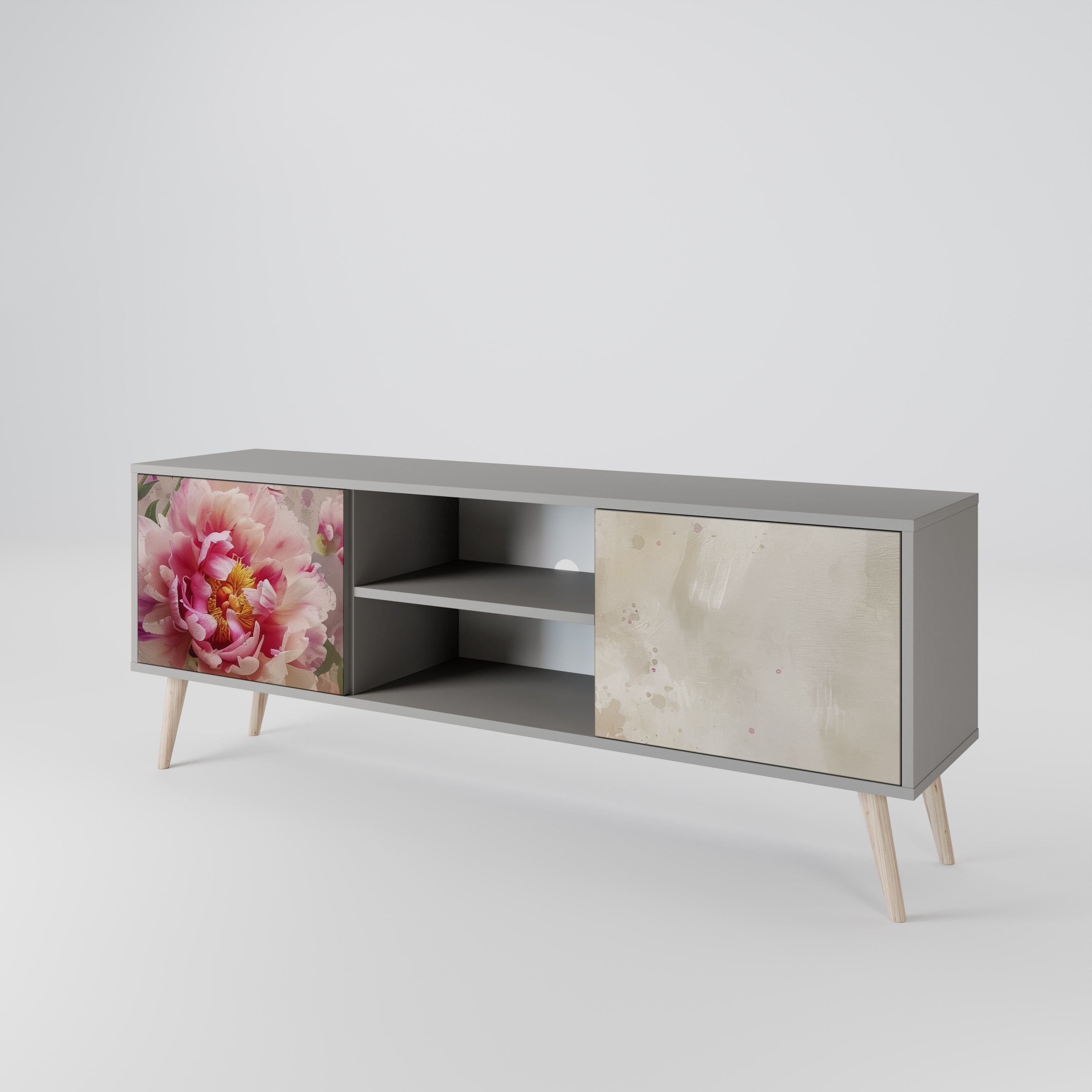PEONY WHISPER Mueble de TV de 2 Puertas