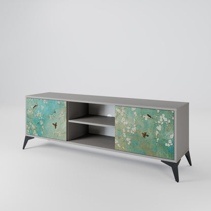 BLOOMING CHARM 2-Door TV Cabinet