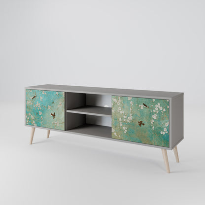 BLOOMING CHARM 2-Door TV Cabinet