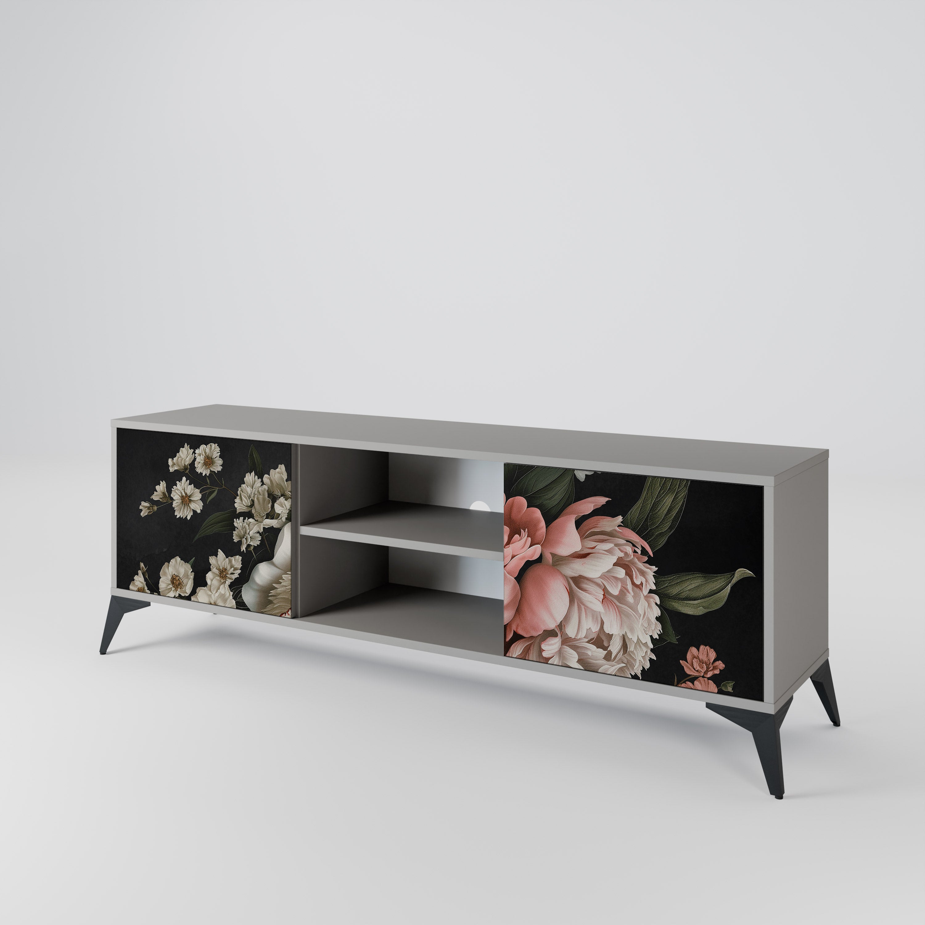 LUSH ELEGANCE Mueble de TV de 2 Puertas