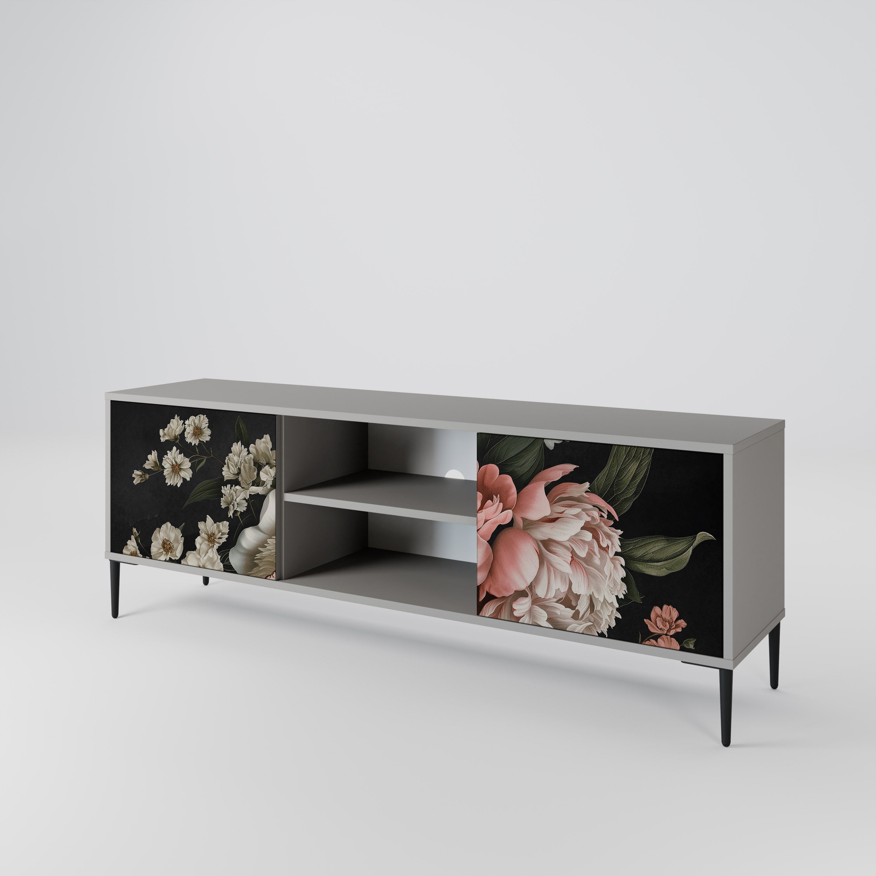 LUSH ELEGANCE Mueble de TV de 2 Puertas