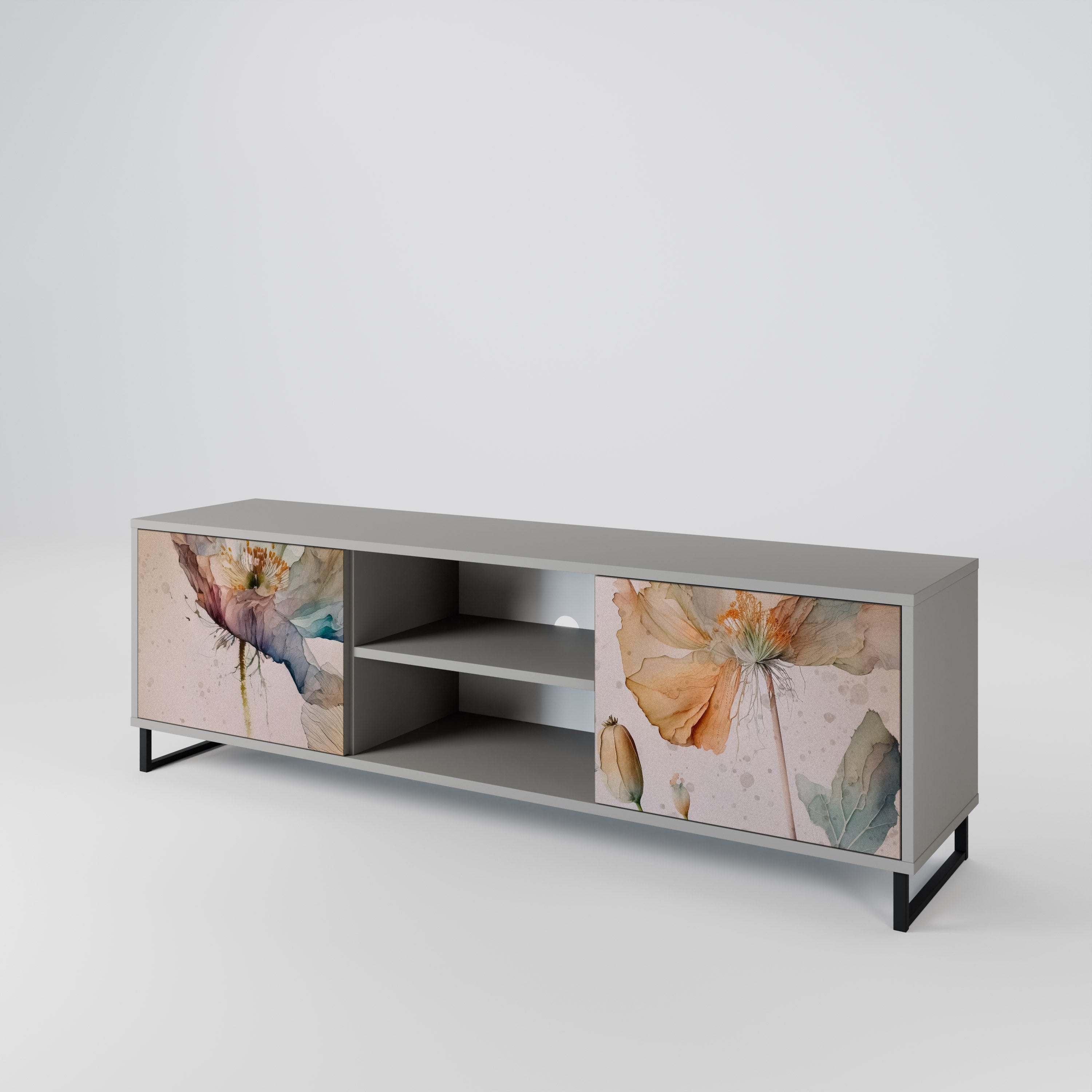 SOFTEN POPPY Mueble de TV de 2 Puertas