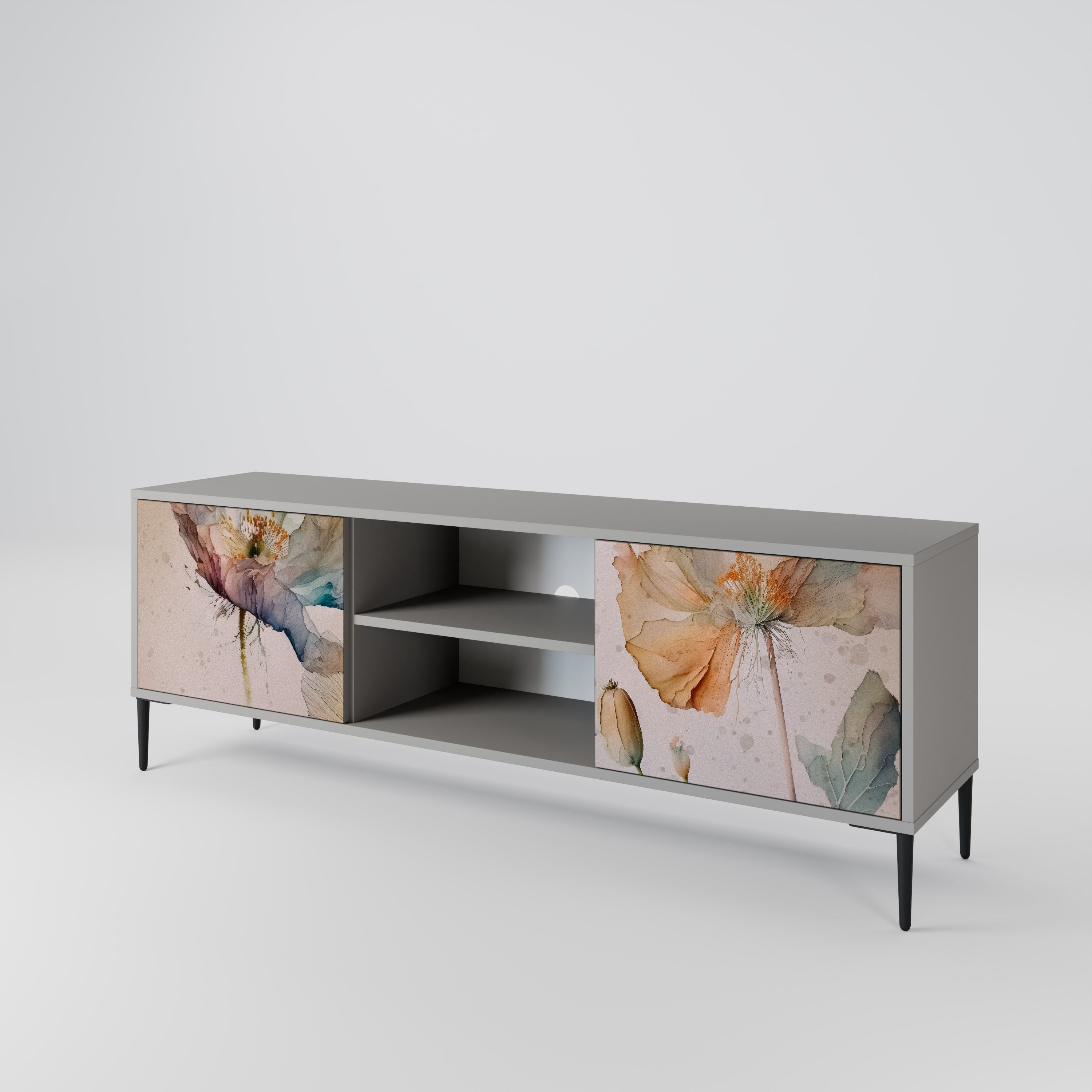 SOFTEN POPPY Mueble de TV de 2 Puertas
