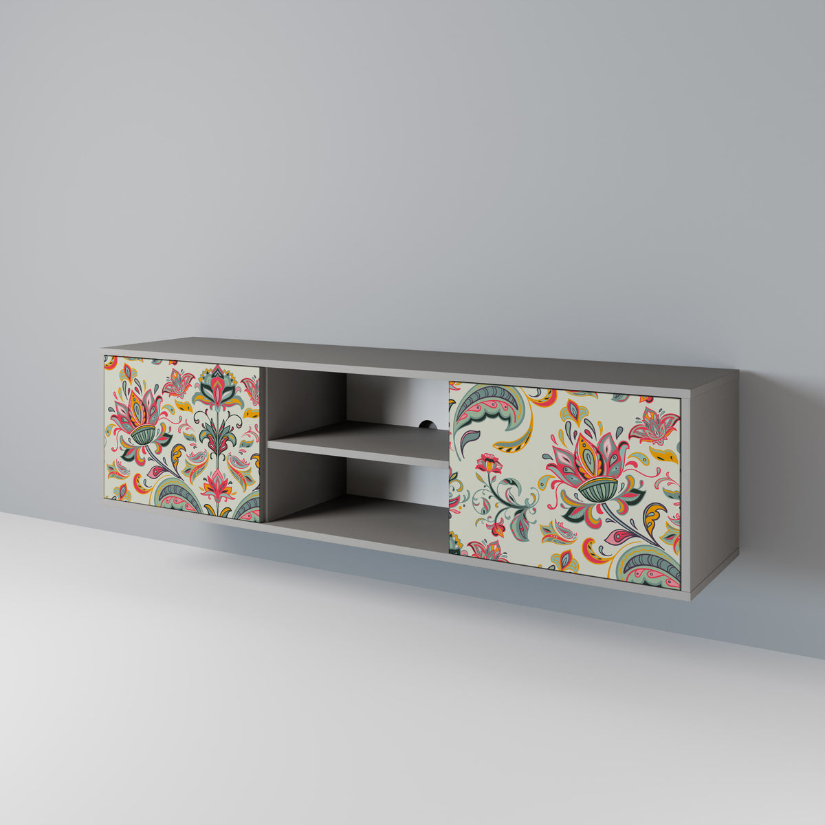 ORGANIC FOLKLORE 2-Door TV Cabinet