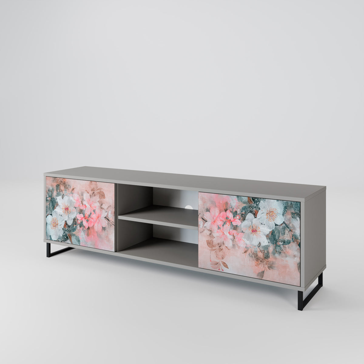 CHERRY BLOSSOM Mueble de TV de 2 Puertas