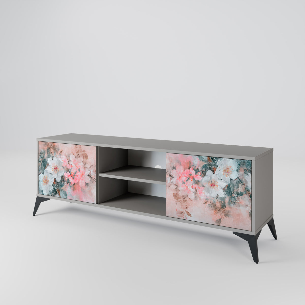 CHERRY BLOSSOM Mueble de TV de 2 Puertas