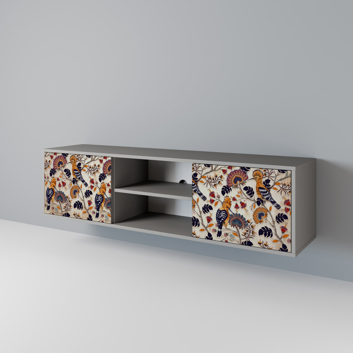 EMINENT HOOPOE Mueble de TV de 2 Puertas