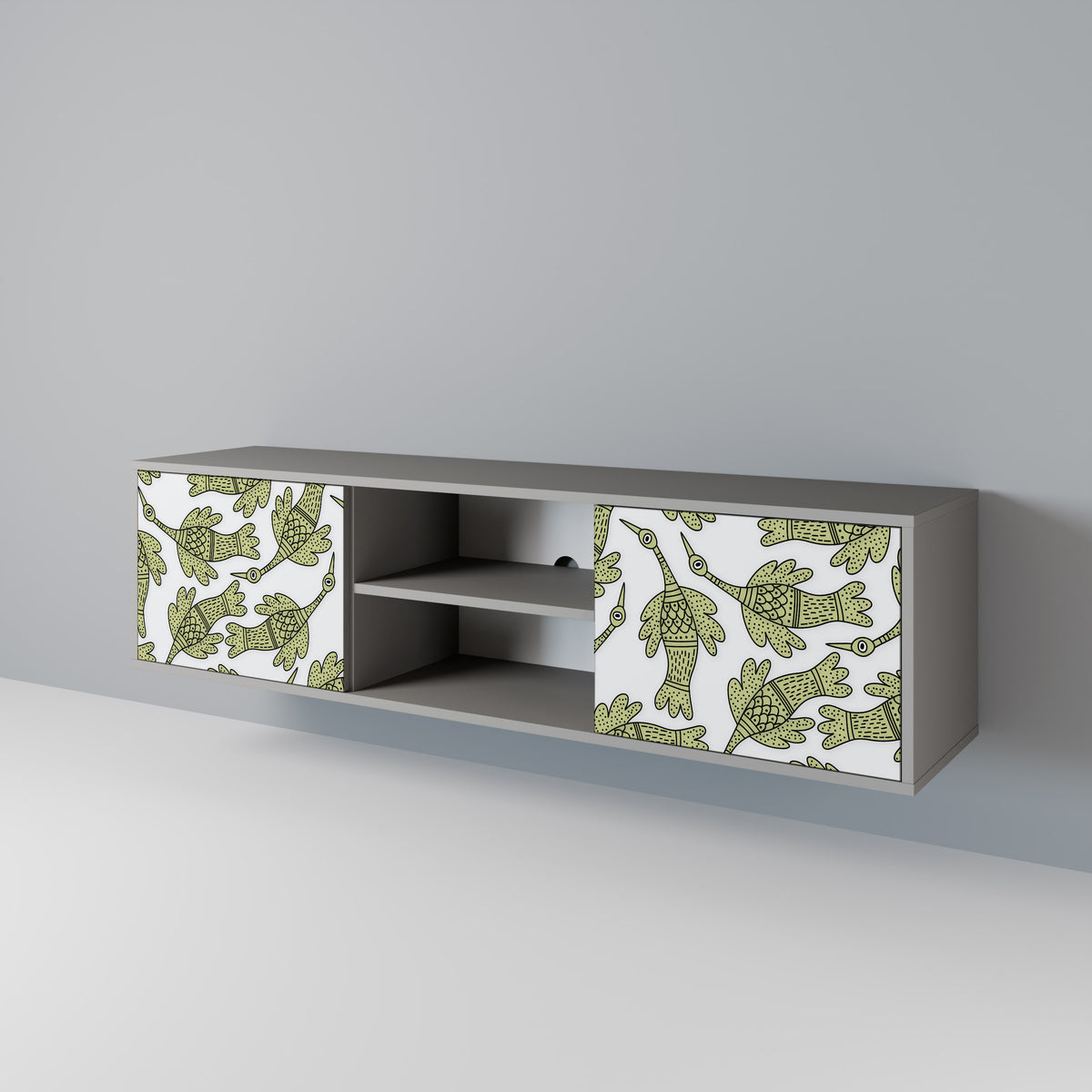 SEEDLING SONGBIRD Mueble de TV de 2 Puertas