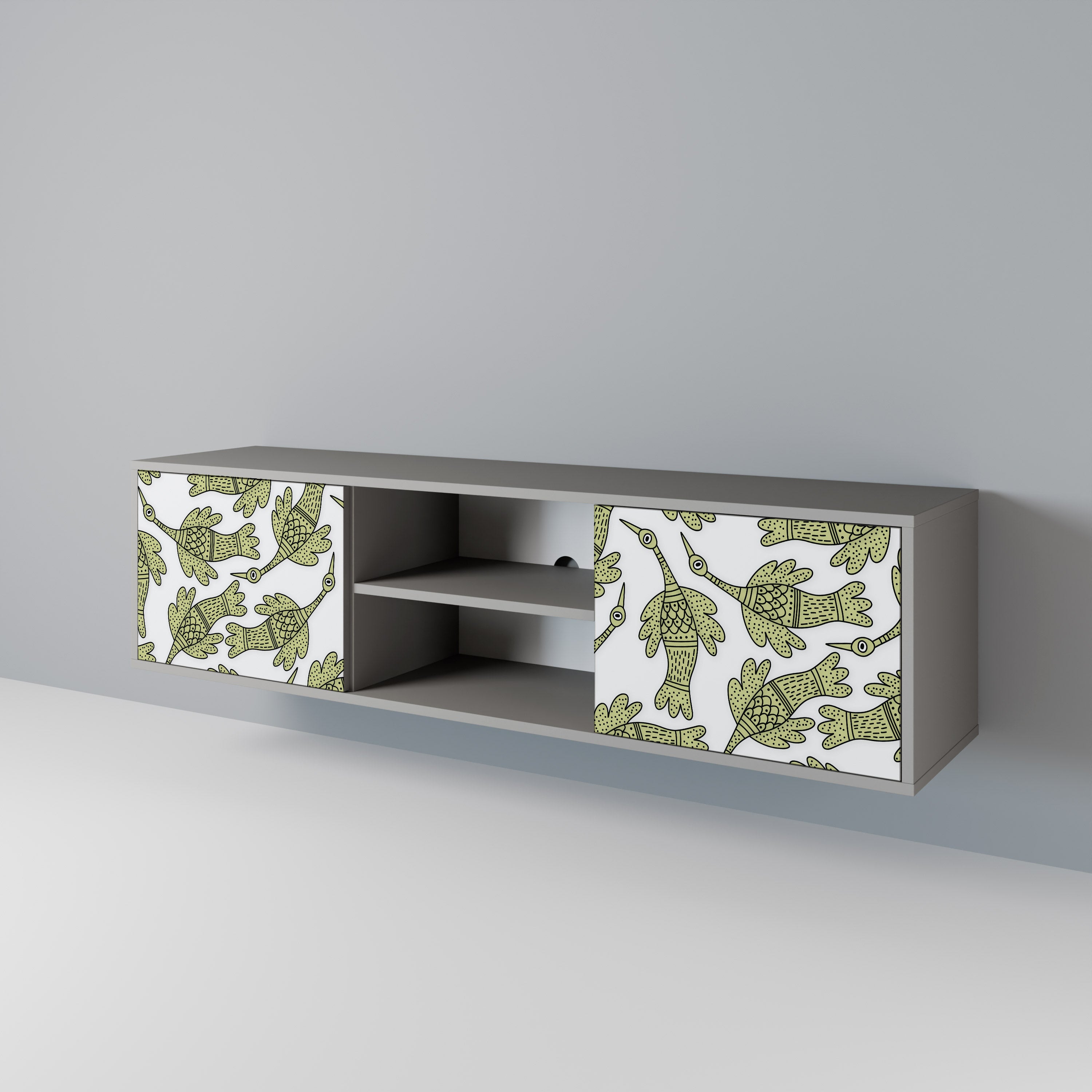 SEEDLING SONGBIRD 2-Door TV Cabinet