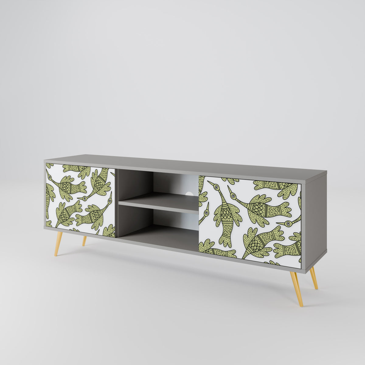 SEEDLING SONGBIRD 2-Door TV Cabinet