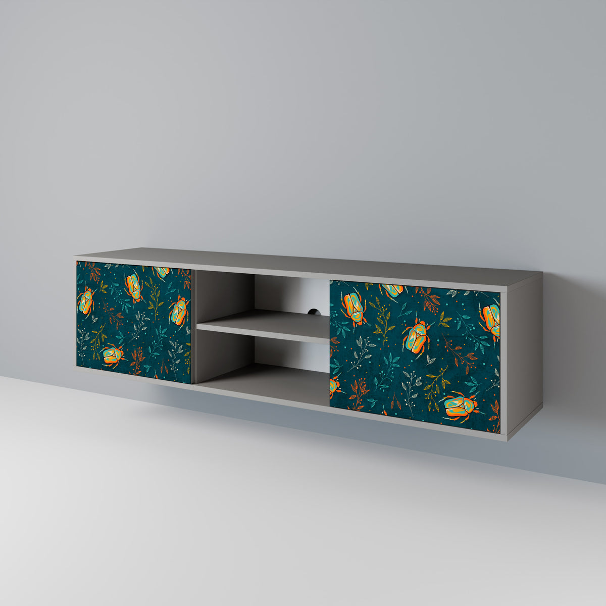 AUTUMN INSECTS Mueble de TV de 2 Puertas