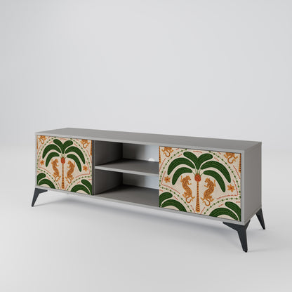 DANCING PREDATORS 2-Door TV Cabinet