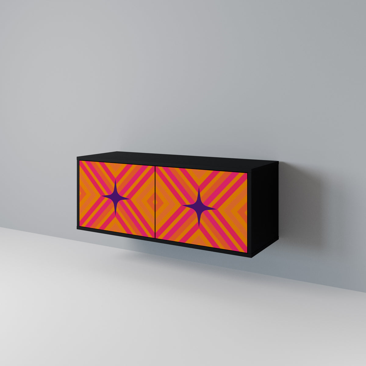 GEOMETRIC BRILLIANCE Mobile TV Compatto a 2 Ante