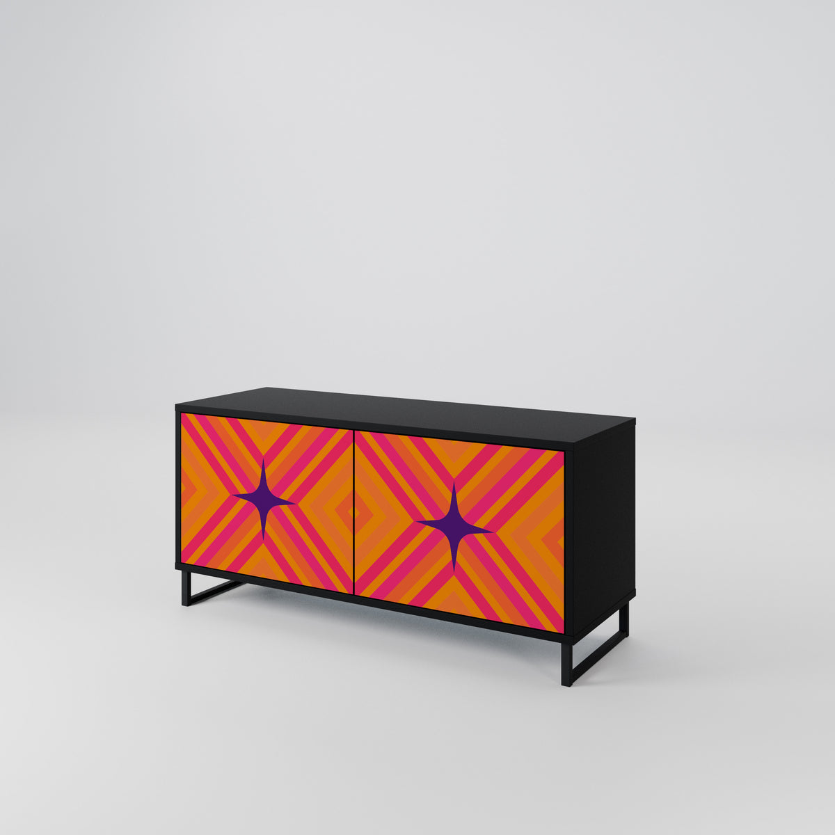 GEOMETRIC BRILLIANCE Mobile TV Compatto a 2 Ante