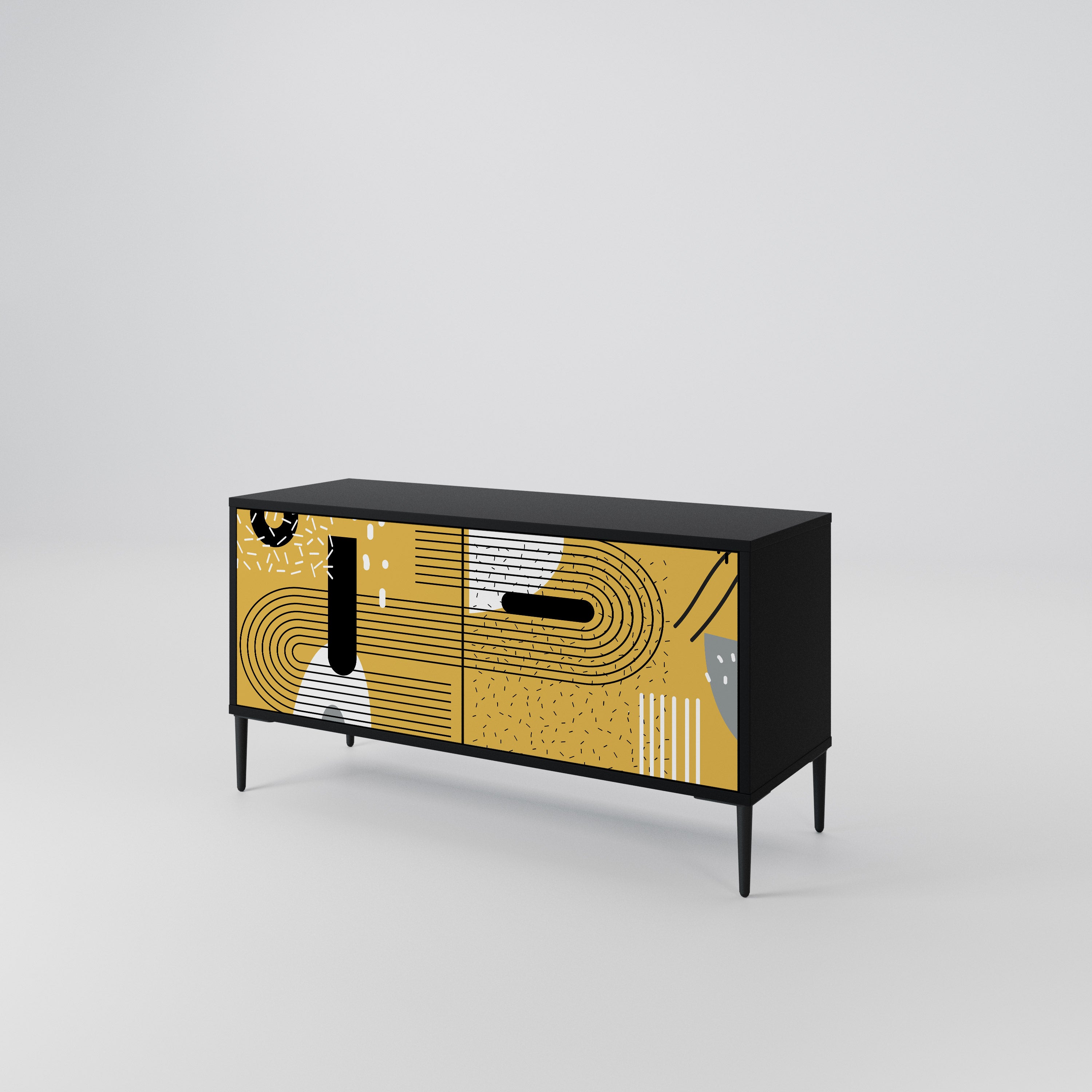 SHAPESHIFT SYMPHONY Compact 2-Door TV Cabinet