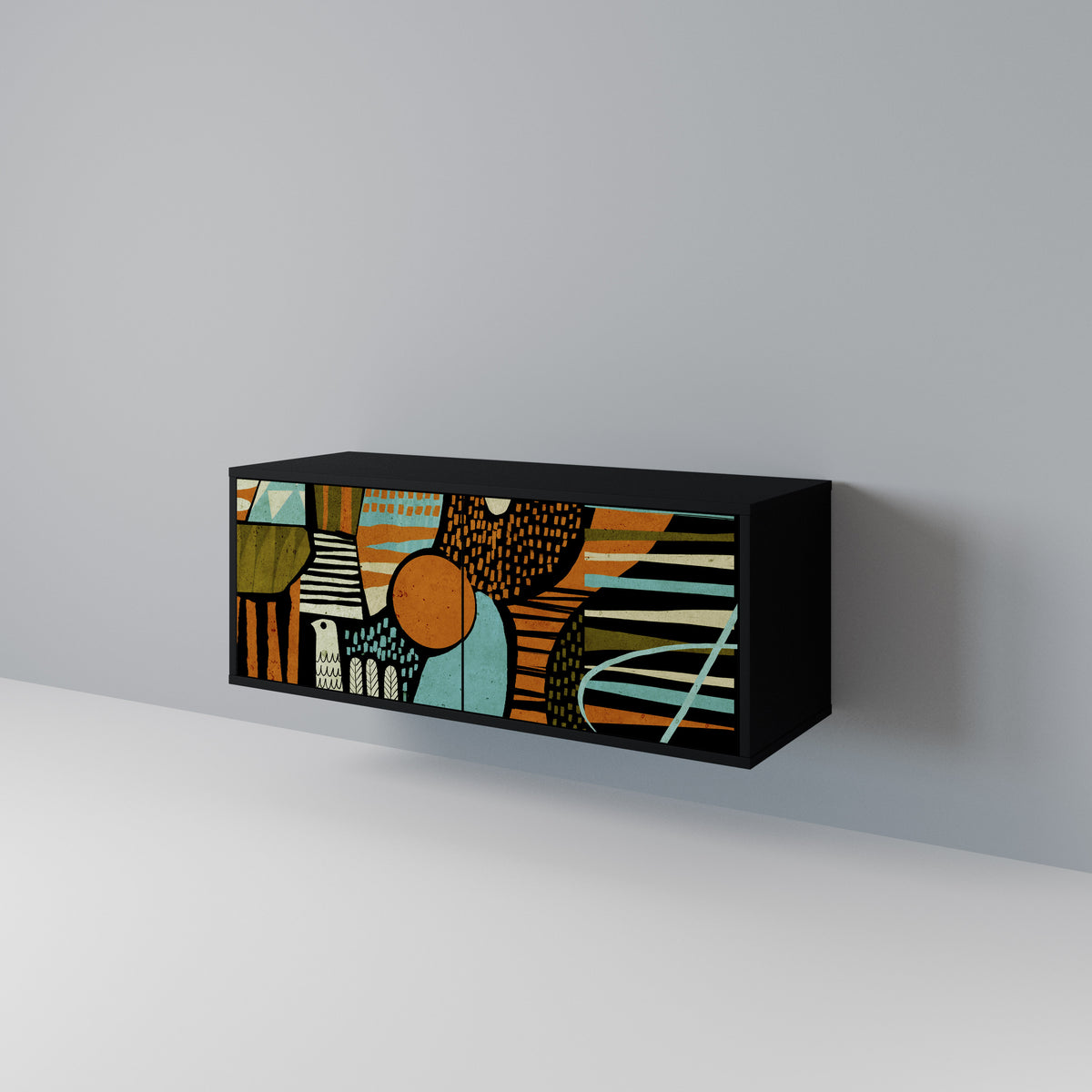 GEODE GLIMMER Compact 2-Door TV Cabinet