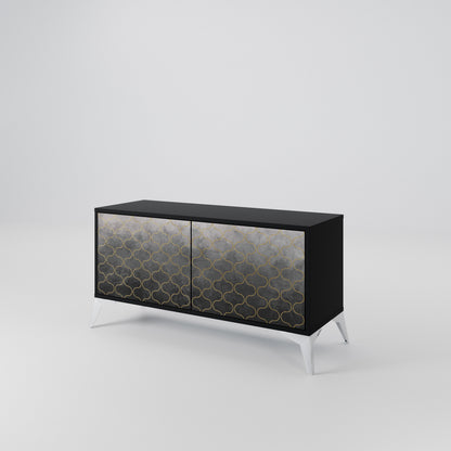 TESSELATED GRAYISH Mobile TV Compatto a 2 Ante