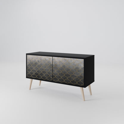 TESSELATED GRAYISH Mobile TV Compatto a 2 Ante