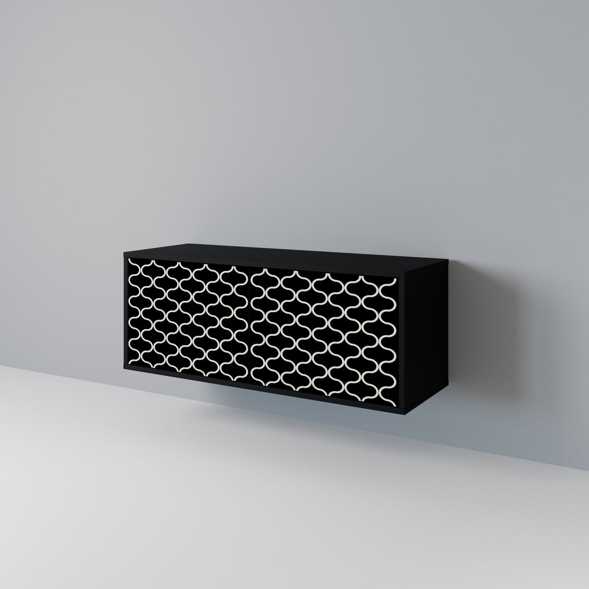 TESSELATED BLACKNESS Mobile TV Compatto a 2 Ante