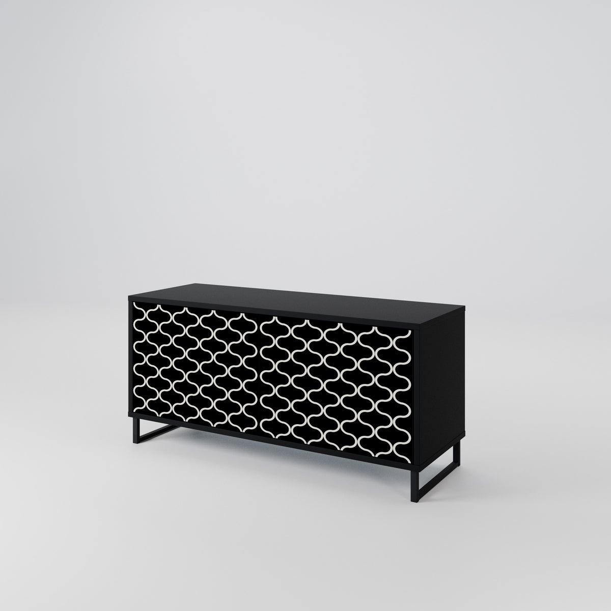 TESSELATED BLACKNESS Mobile TV Compatto a 2 Ante