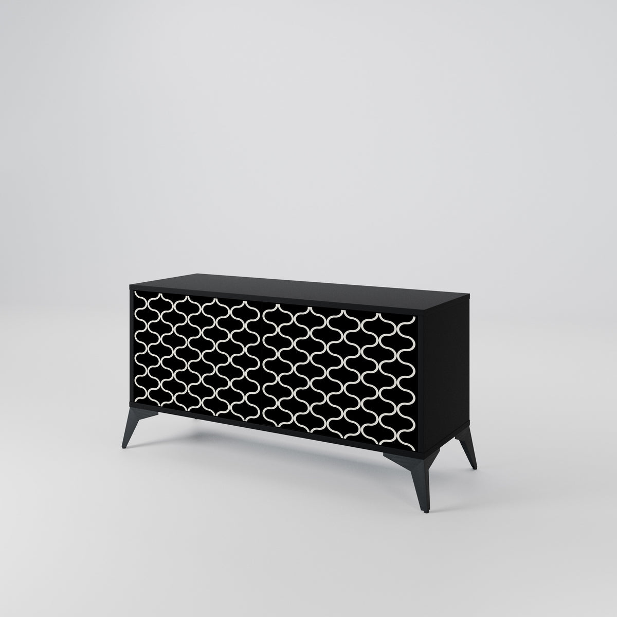 TESSELATED BLACKNESS Mobile TV Compatto a 2 Ante