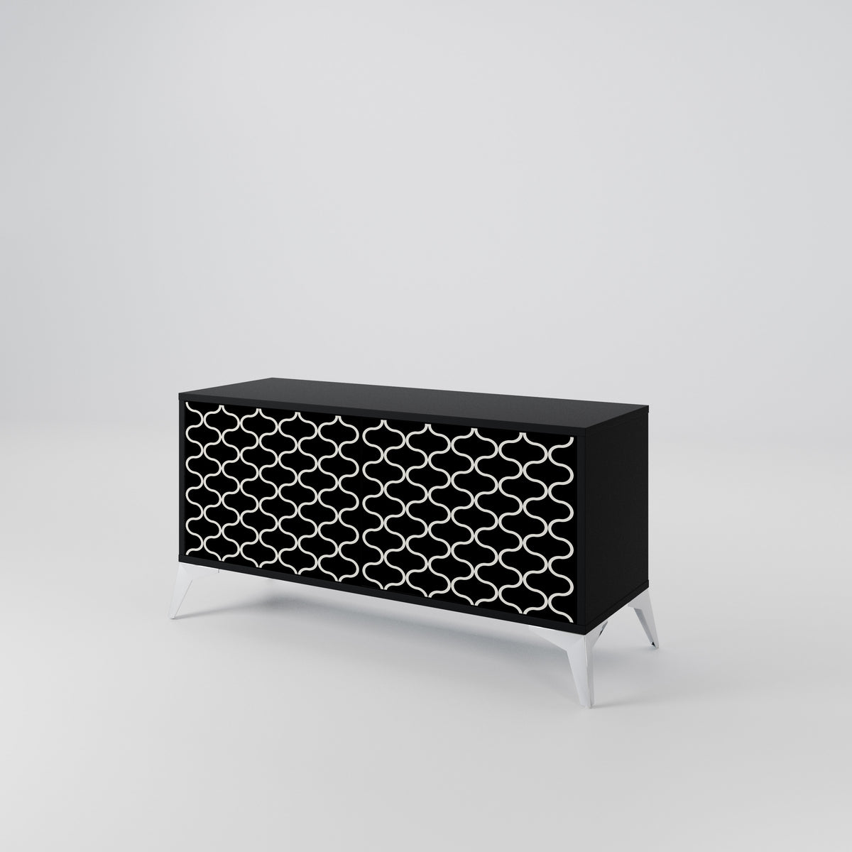 TESSELATED BLACKNESS Mobile TV Compatto a 2 Ante