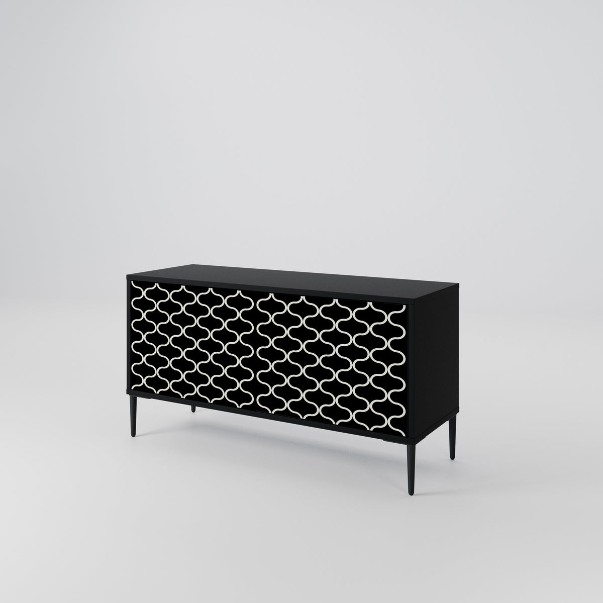 TESSELATED BLACKNESS Mobile TV Compatto a 2 Ante