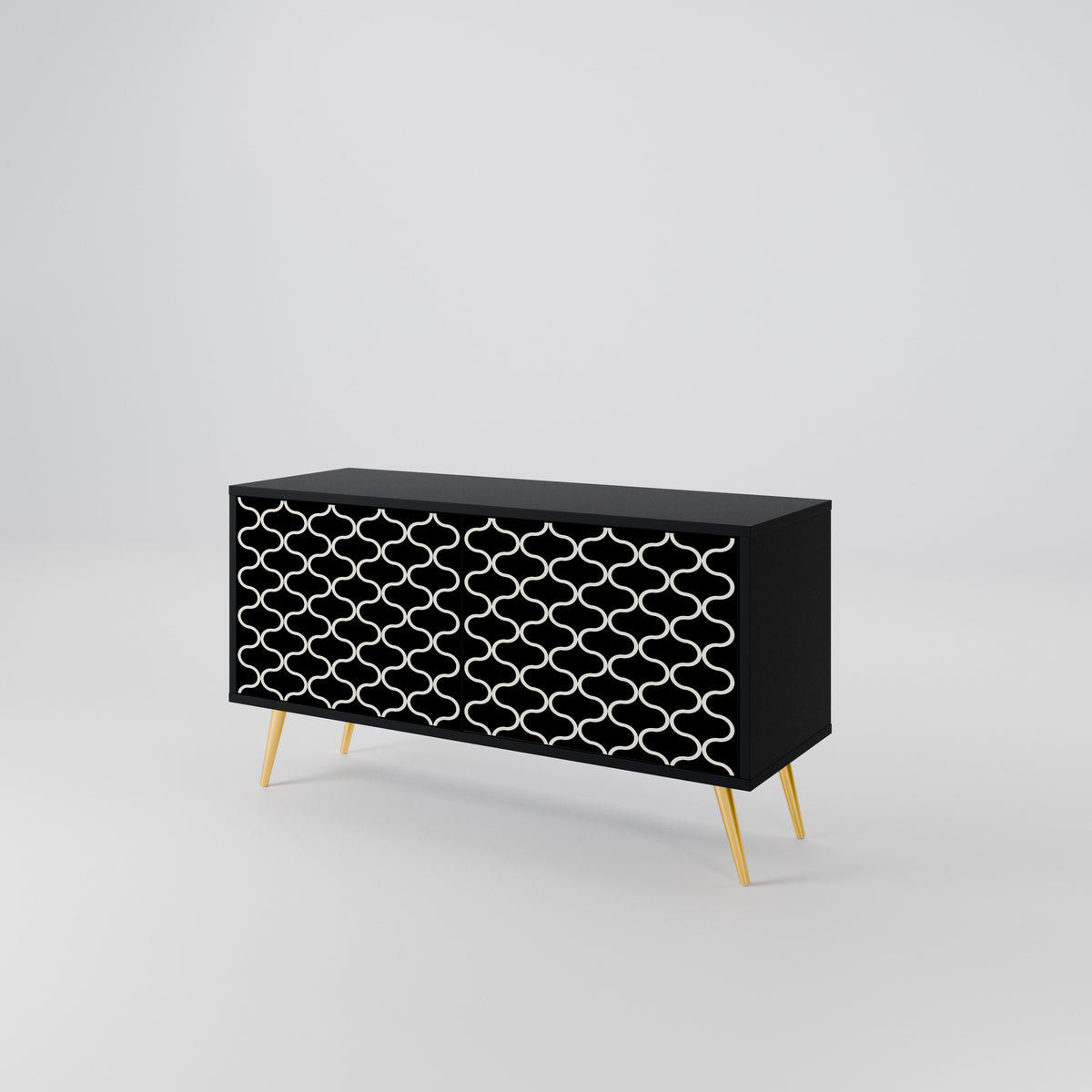 TESSELATED BLACKNESS Mobile TV Compatto a 2 Ante