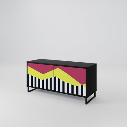 PIANO FANTASY Kompaktes 2-türiges TV-Lowboard