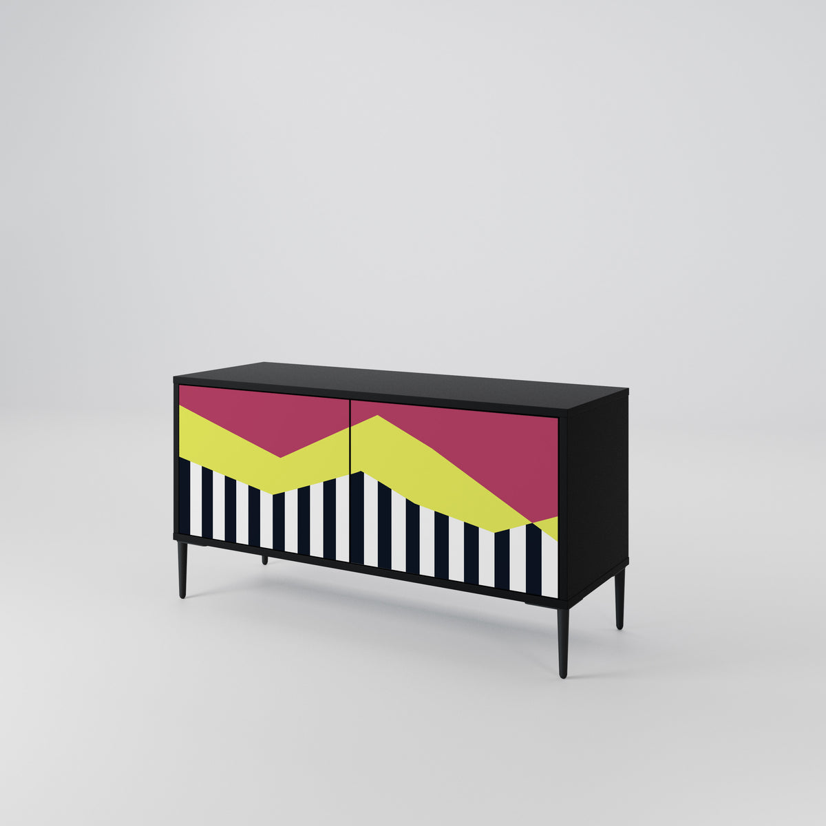 PIANO FANTASY Kompaktes 2-türiges TV-Lowboard