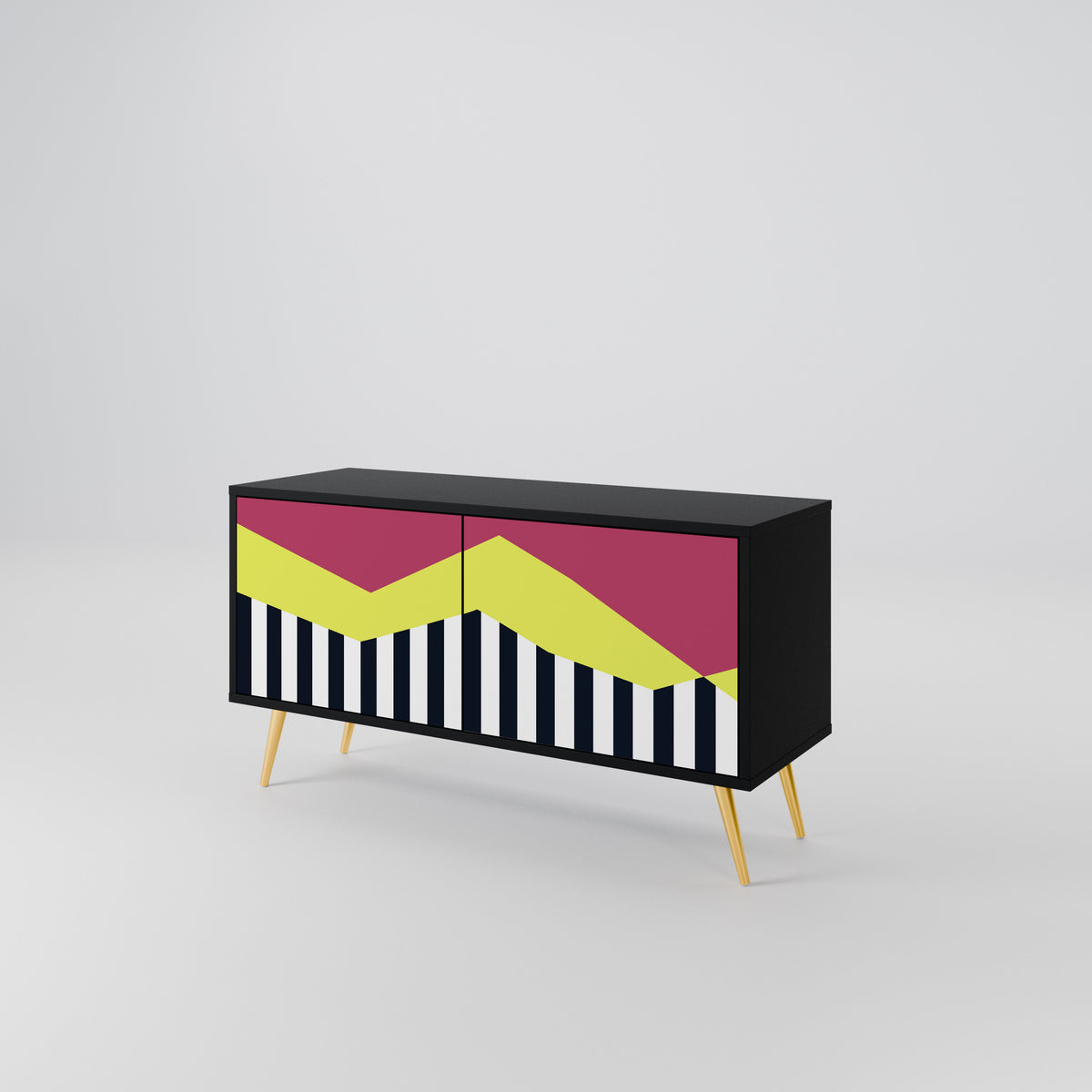 PIANO FANTASY Kompaktes 2-türiges TV-Lowboard