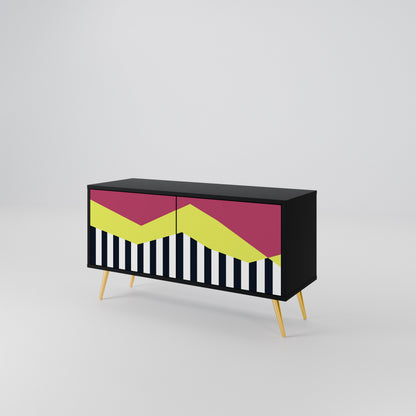 PIANO FANTASY Kompaktes 2-türiges TV-Lowboard