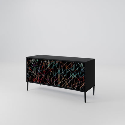 LUMINOUS SNARE Kompaktní dvoudveřový TV stolek