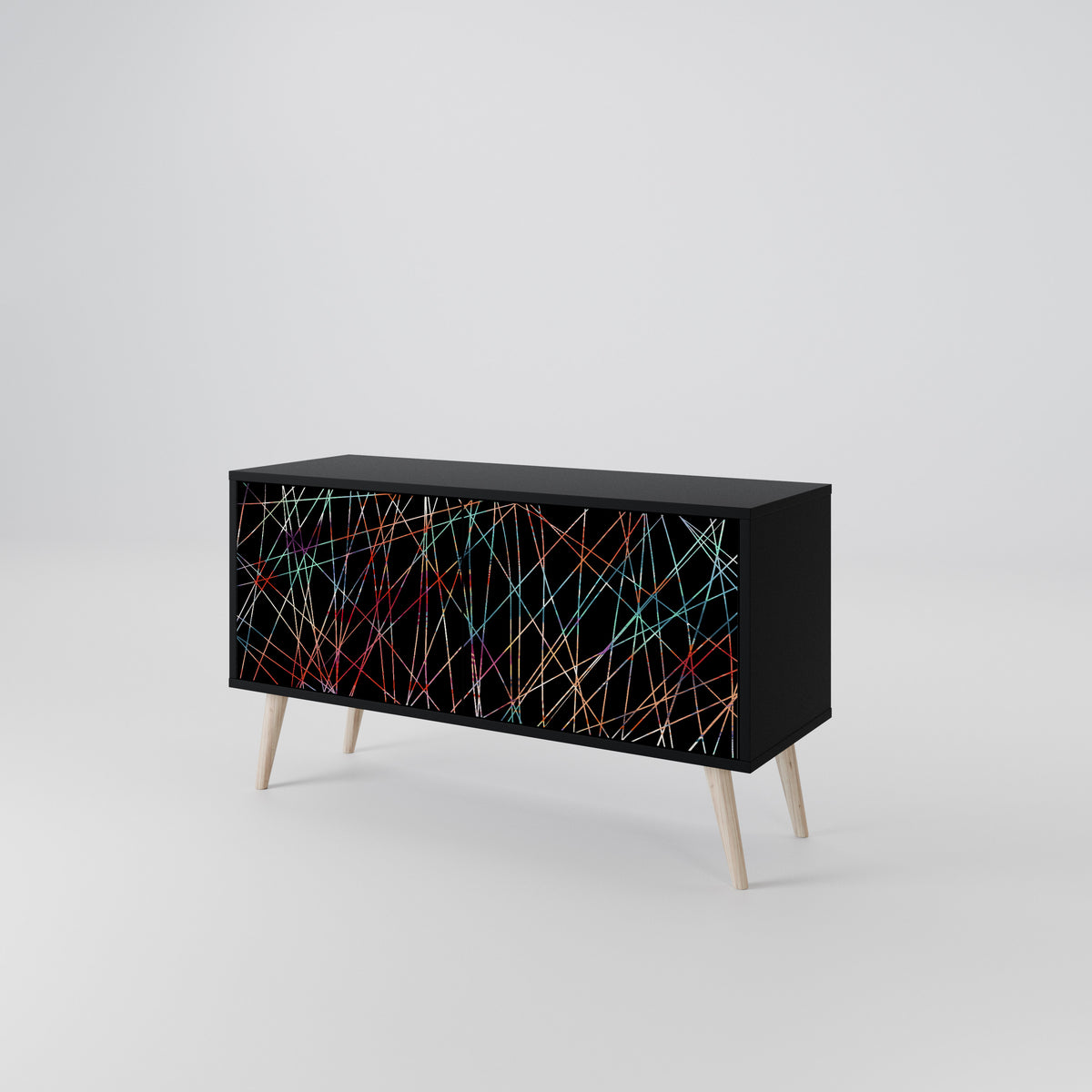 LUMINOUS SNARE Kompaktní dvoudveřový TV stolek