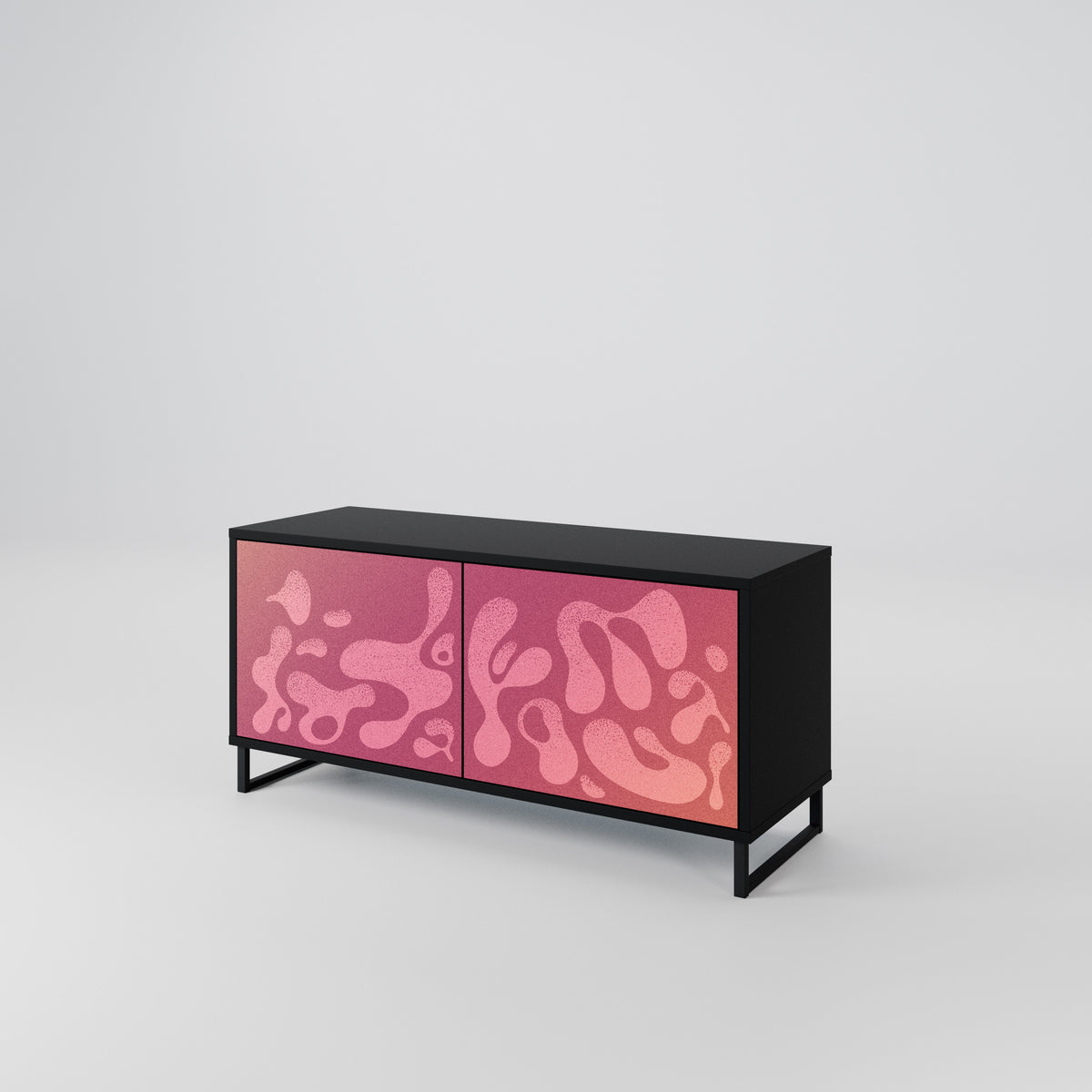 IRREGULAR PINK Mobile TV Compatto a 2 Ante