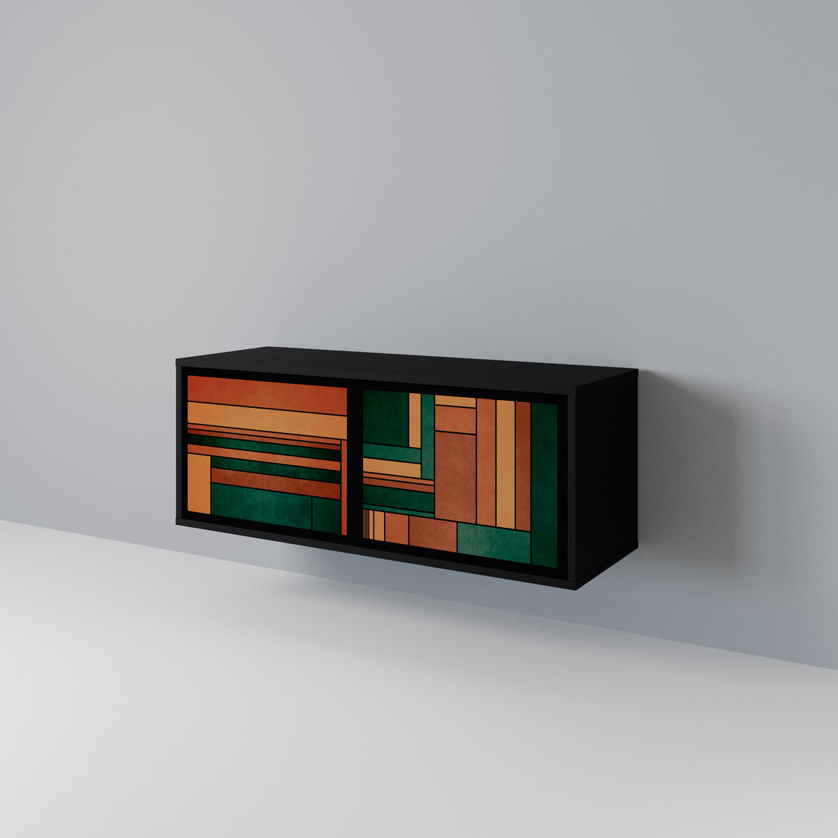 EARTHY FIGURES Mobile TV Compatto a 2 Ante