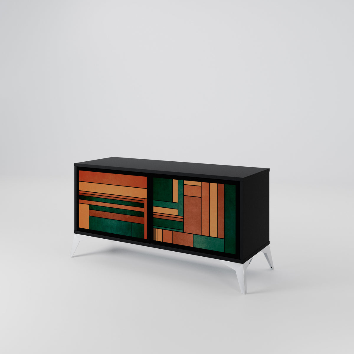 EARTHY FIGURES Mobile TV Compatto a 2 Ante