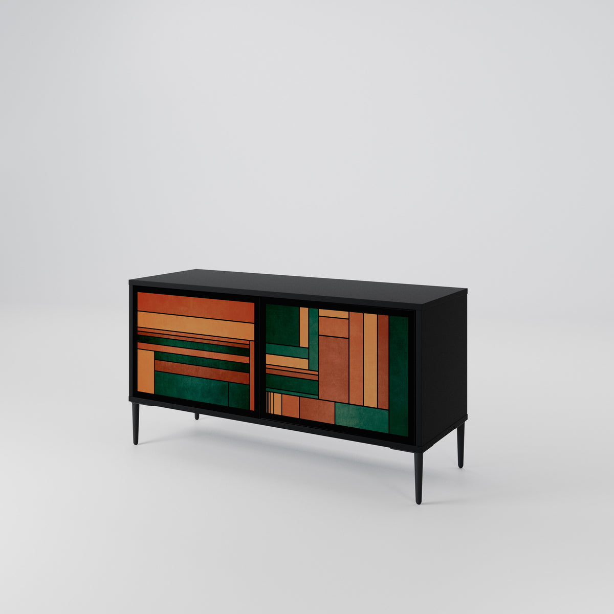 EARTHY FIGURES Mobile TV Compatto a 2 Ante