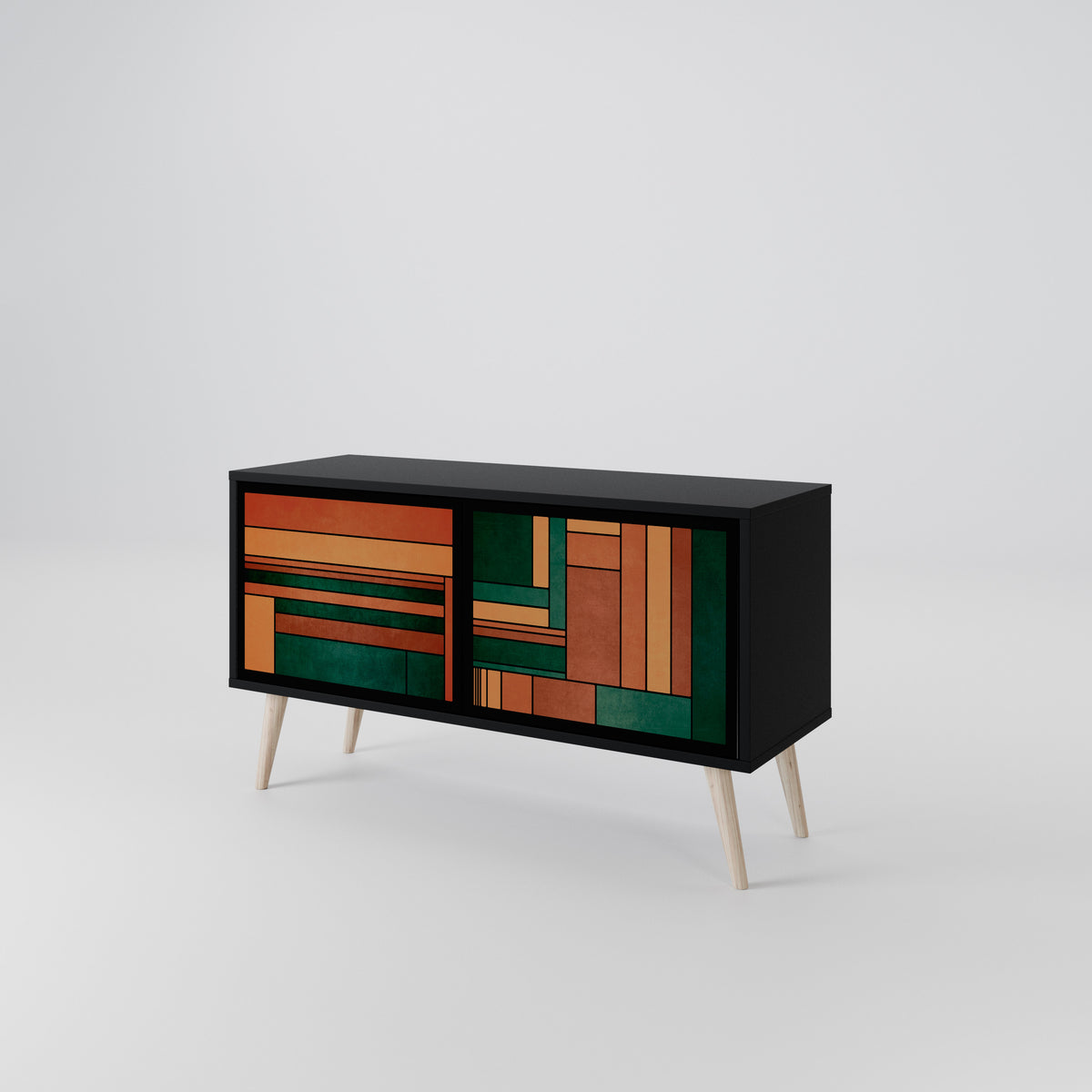 EARTHY FIGURES Mobile TV Compatto a 2 Ante