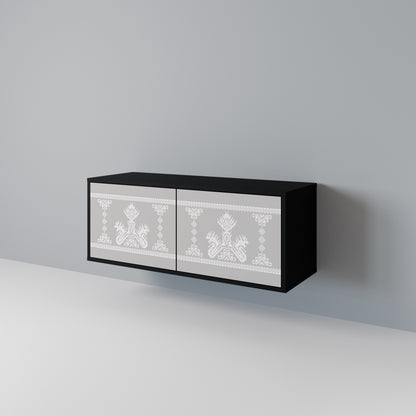 THAI GRAY Compact 2-Door TV Cabinet