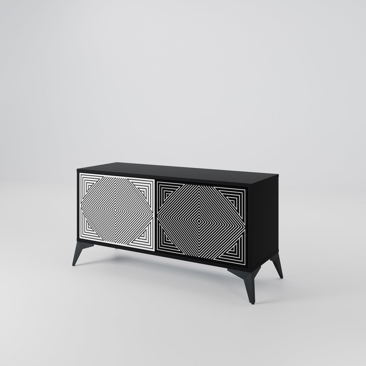POLYGON ILLUSION Mobile TV Compatto a 2 Ante