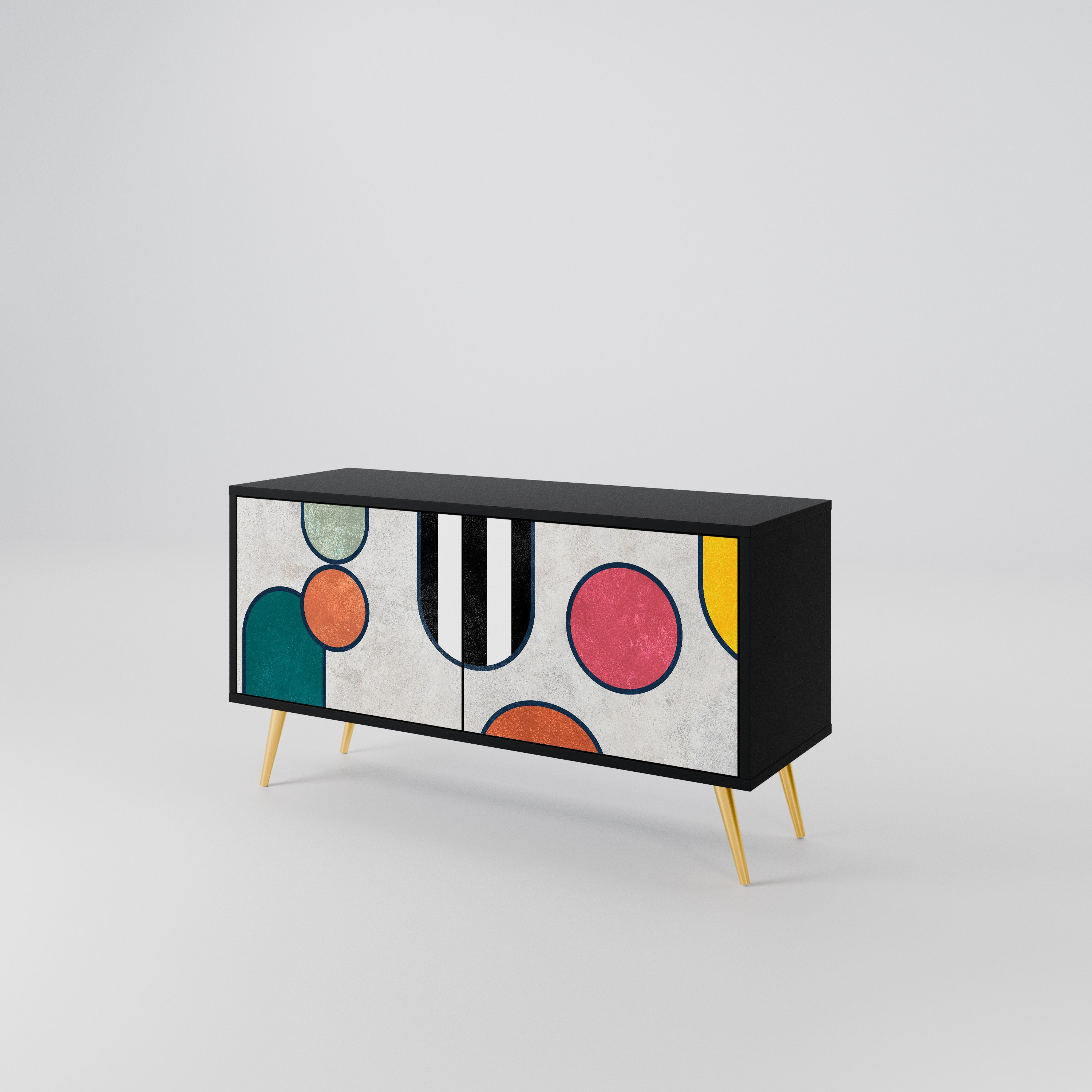 COOL STORY Compact 2-Door TV Cabinet