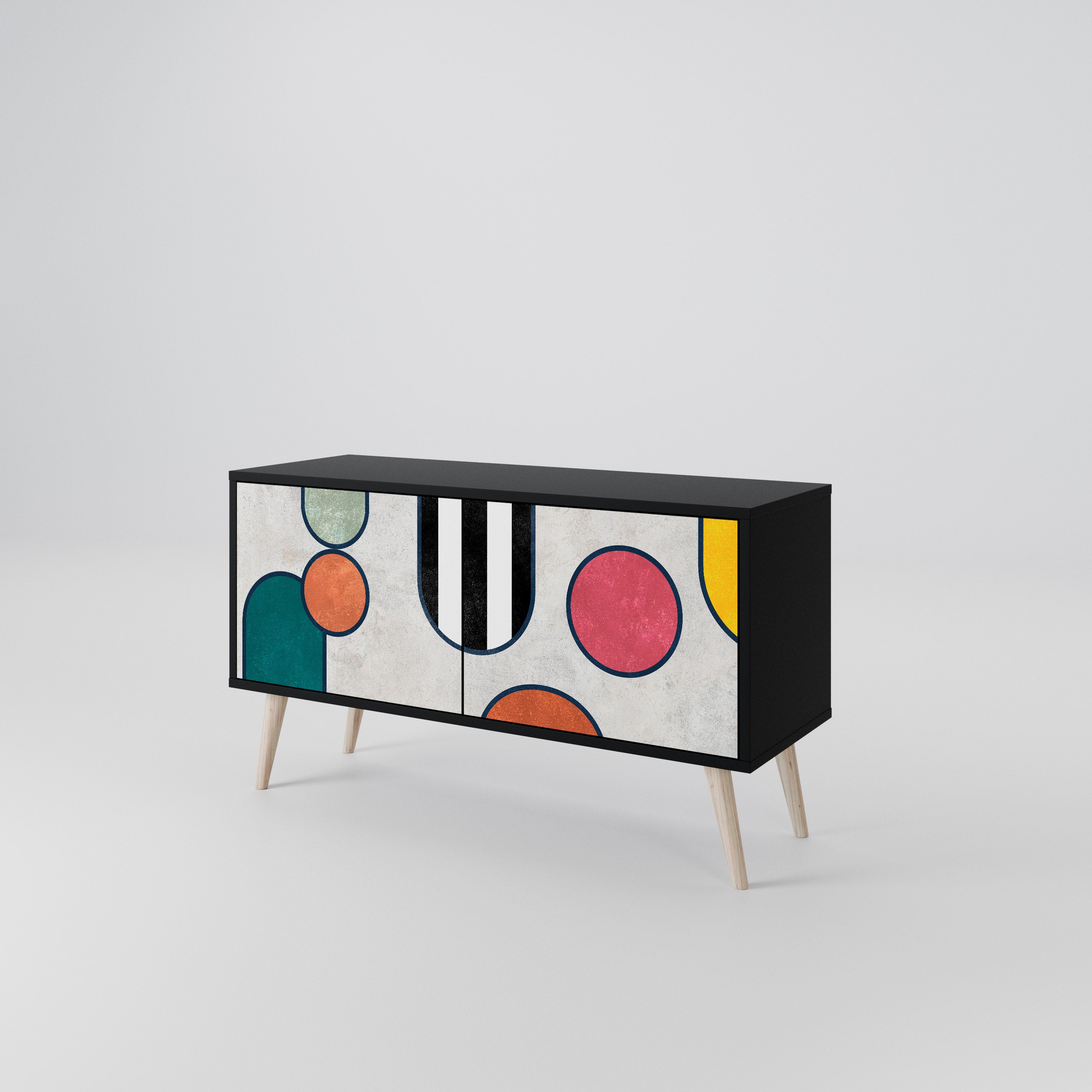 COOL STORY Compact 2-Door TV Cabinet