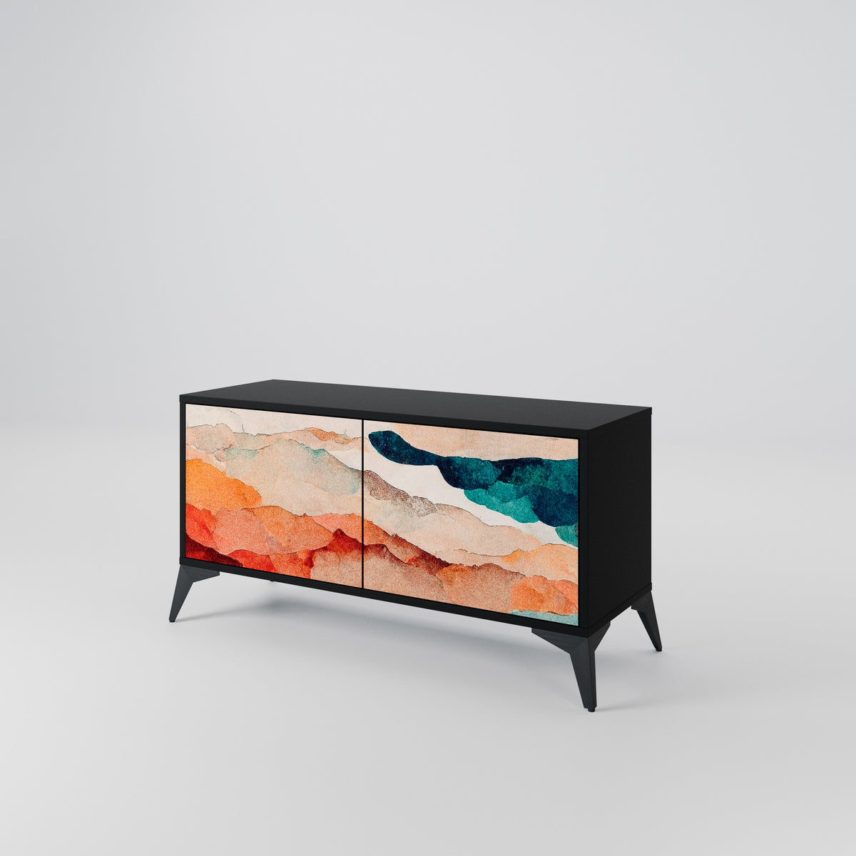 ABSTRACT LANDSCAPE Συμπαγές έπιπλο τηλεόρασης 2-θυρών