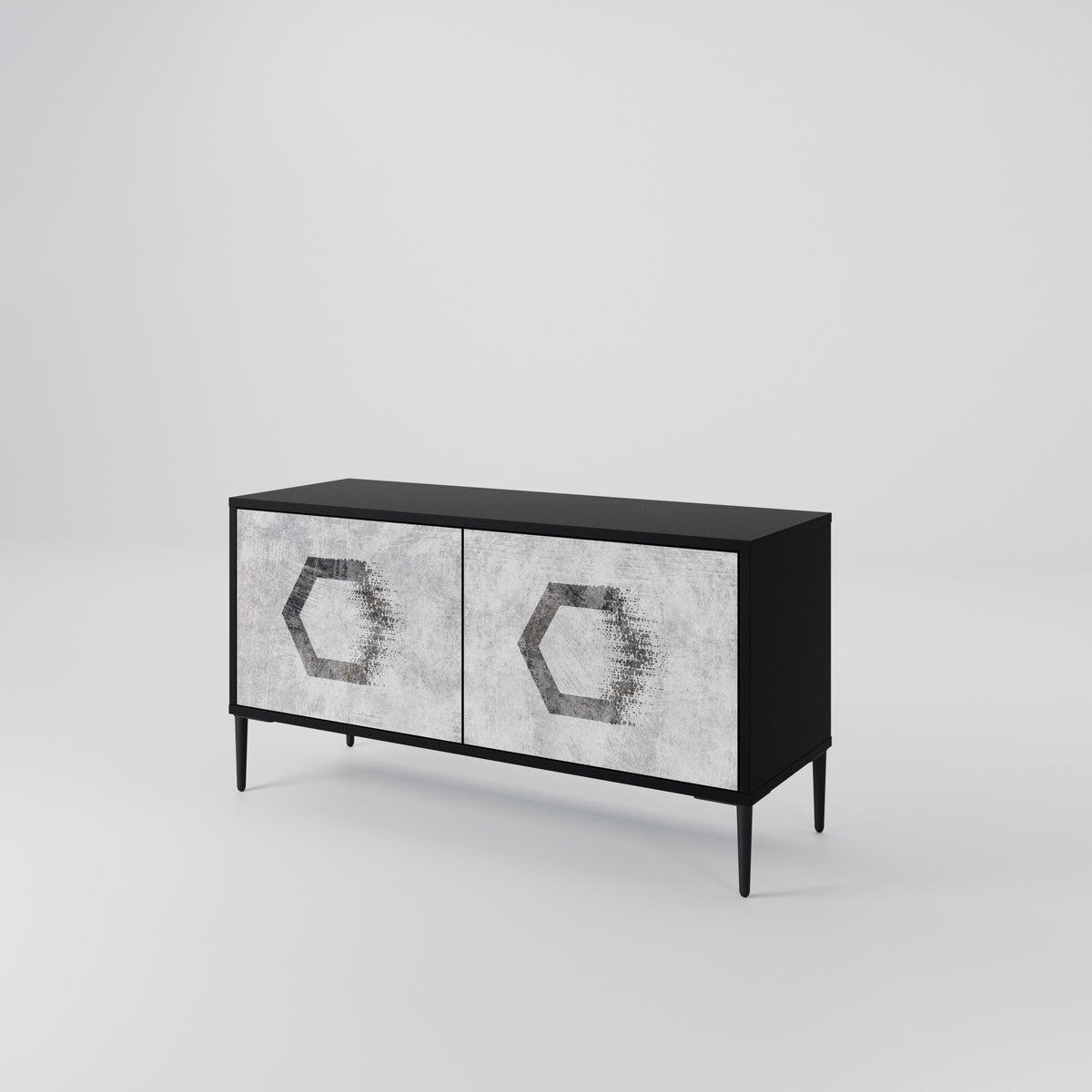 HEXAGONAL FIGURES Συμπαγές έπιπλο τηλεόρασης 2-θυρών