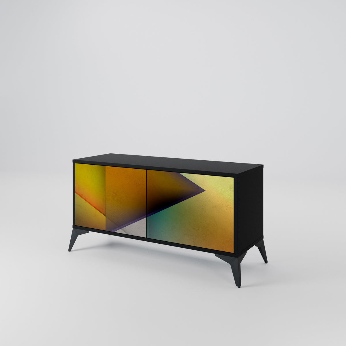 PIERCING SHARPNESS Mueble de TV Compacto de 2 puertas