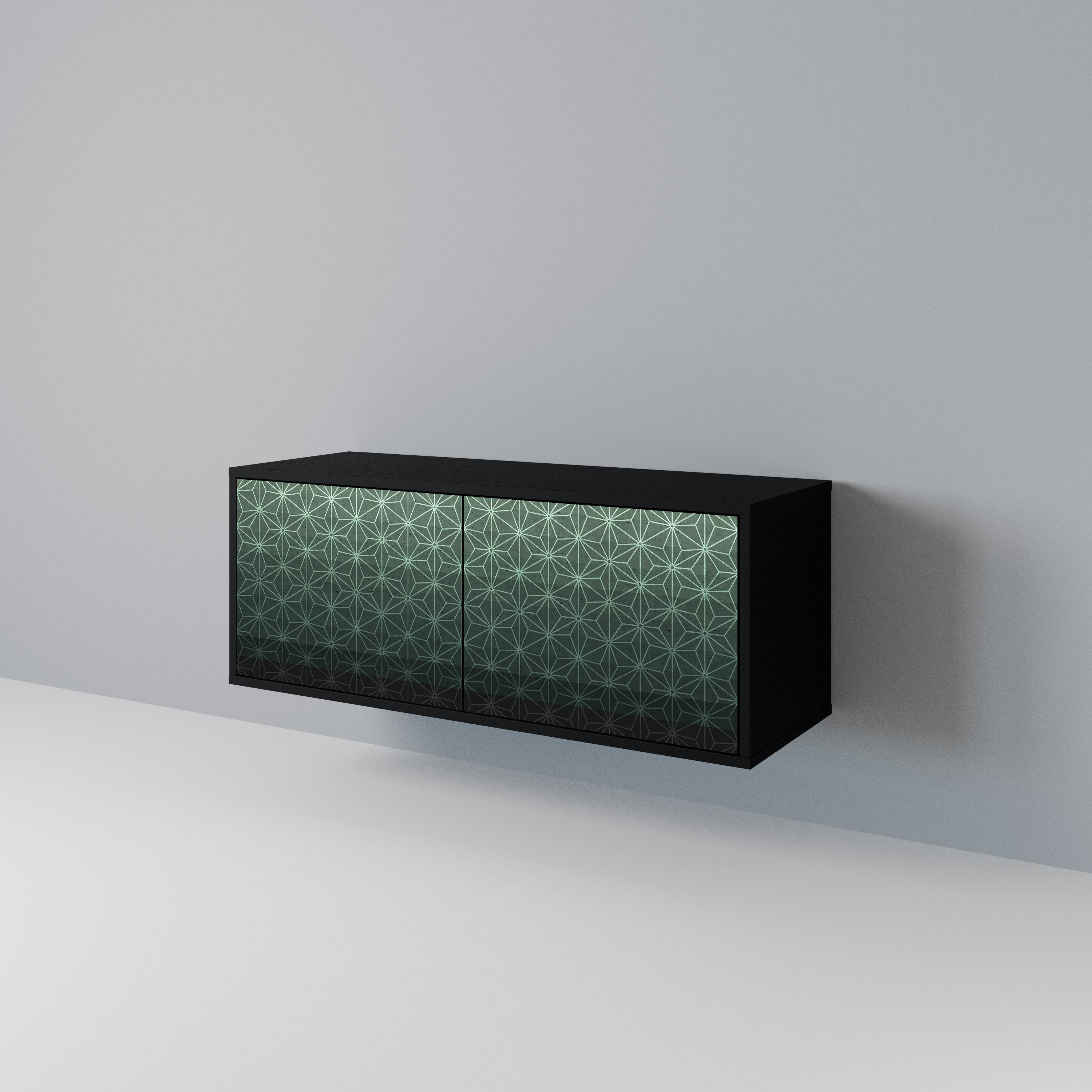 ORNAMENTAL GLIMMER Compact 2-Door TV Cabinet