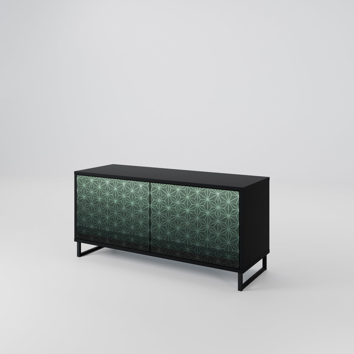 ORNAMENTAL GLIMMER Kompaktes 2-türiges TV-Lowboard