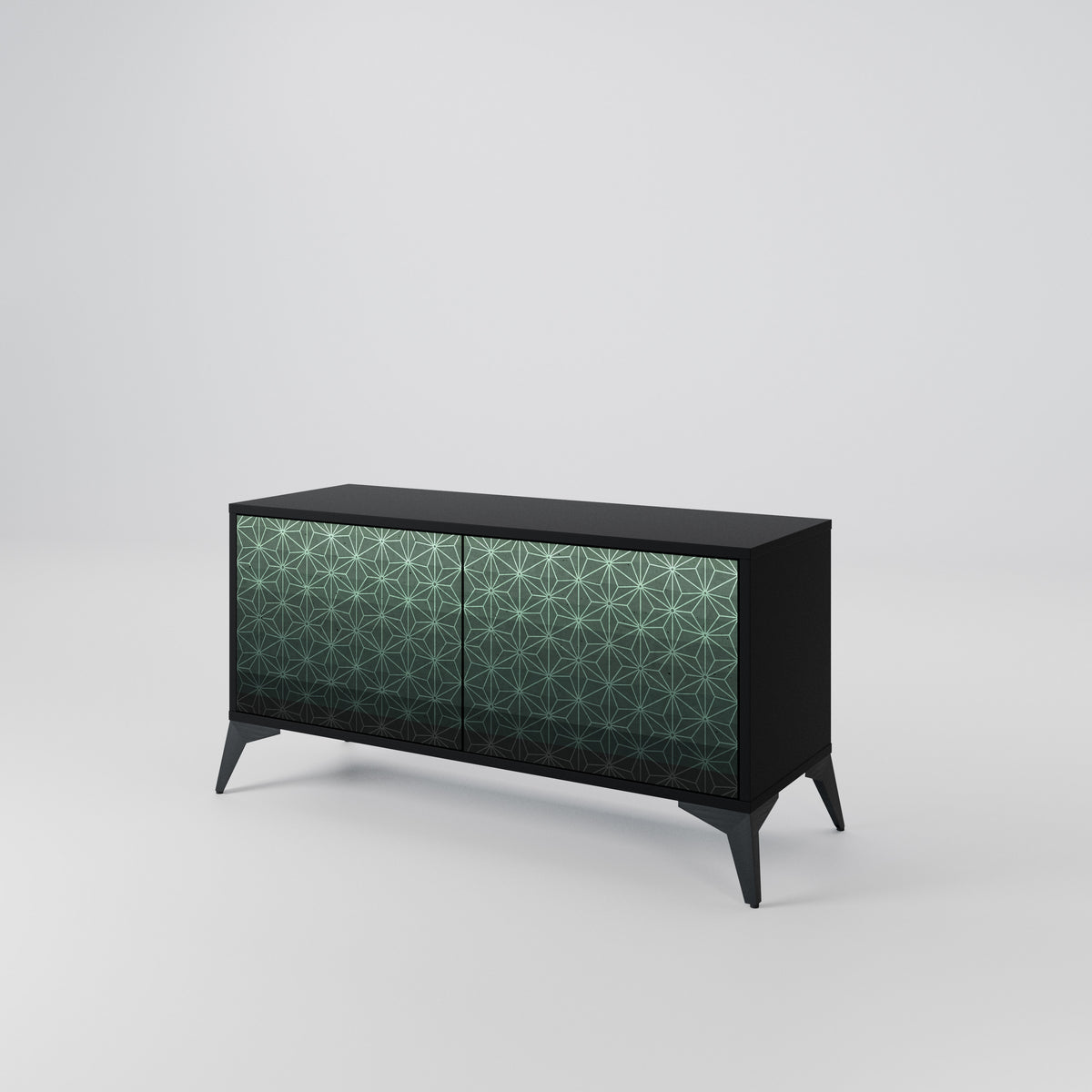 ORNAMENTAL GLIMMER Kompaktes 2-türiges TV-Lowboard